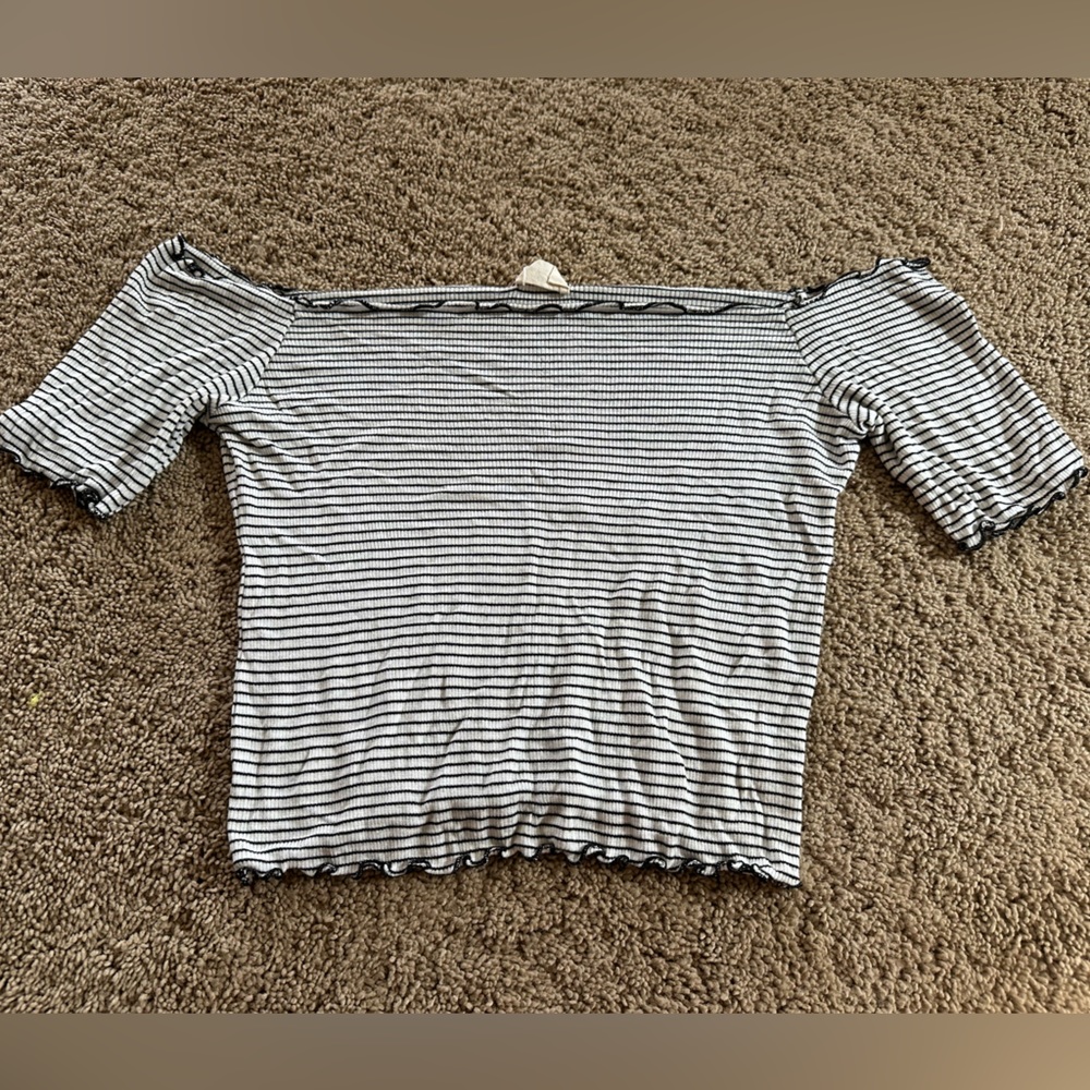 Off the shoulder shirt